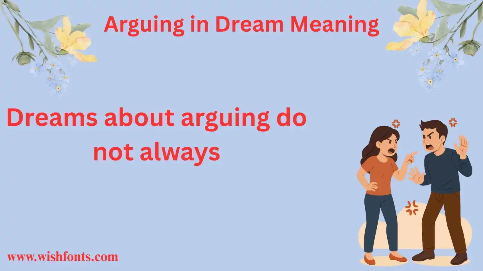 arguing-in-dream-meaning