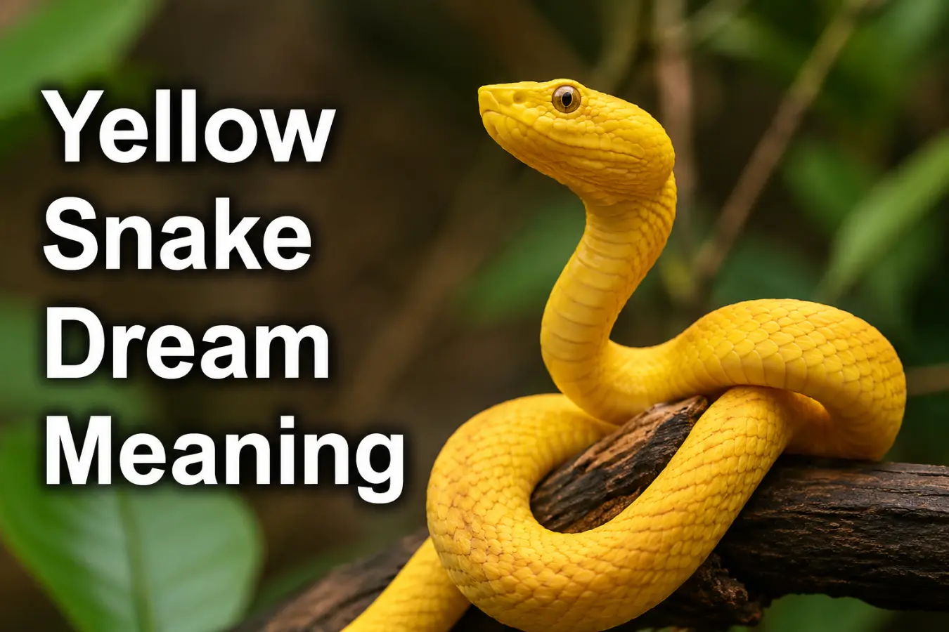 yellow-snake-dream-meaning