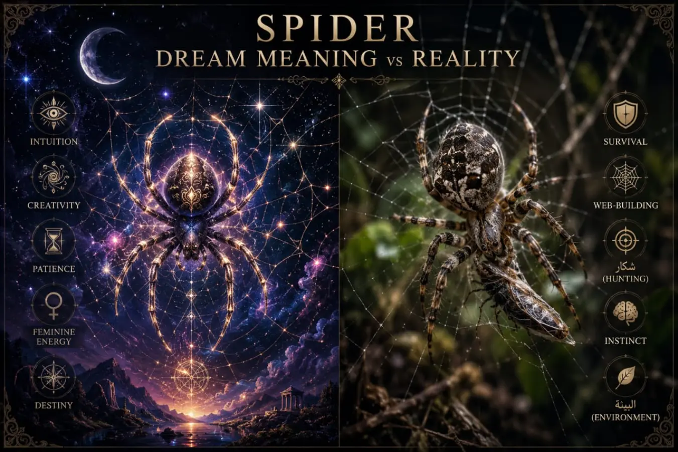 😨 Spider Dream Meaning