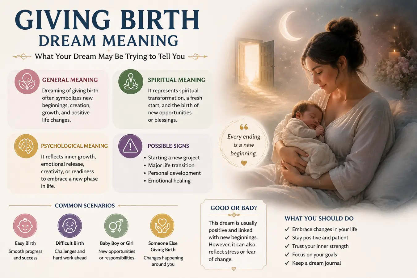 Giving Birth Dream Meaning