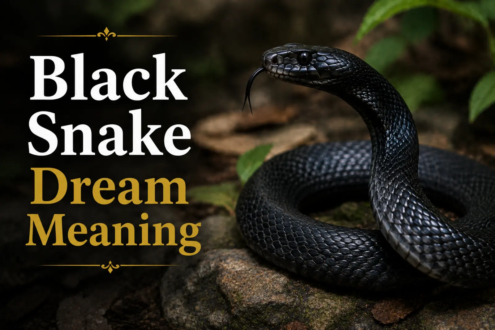 Black Snake Dream Meaning