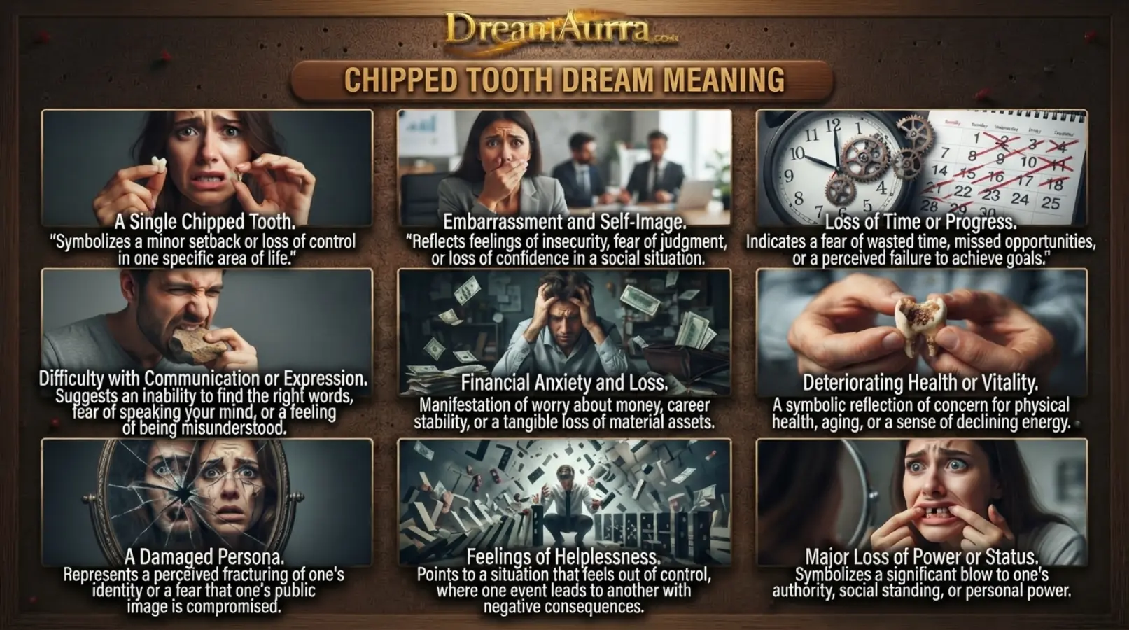 Chipped Tooth Dream Meaning