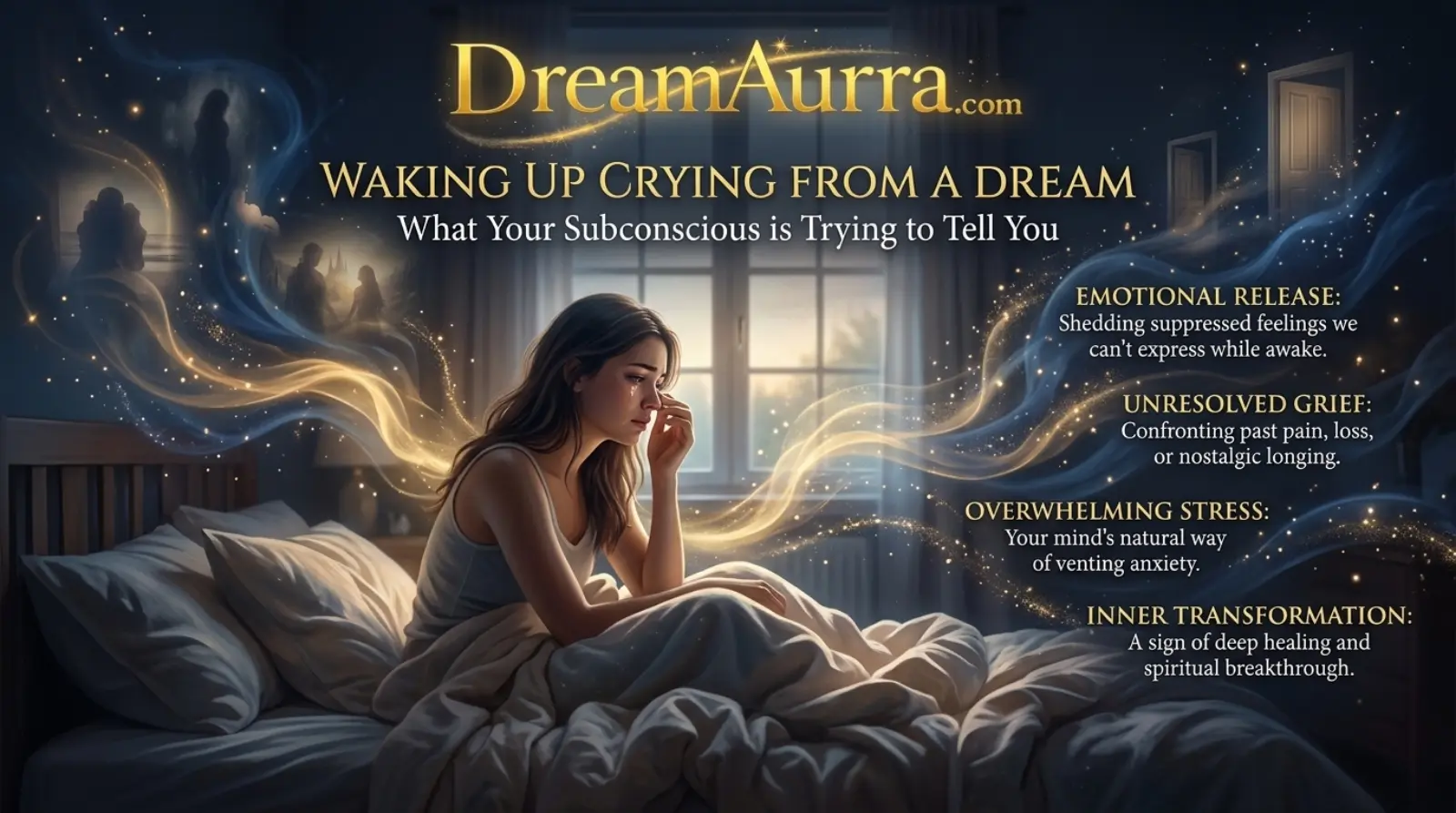 waking up crying from a dream meaning
